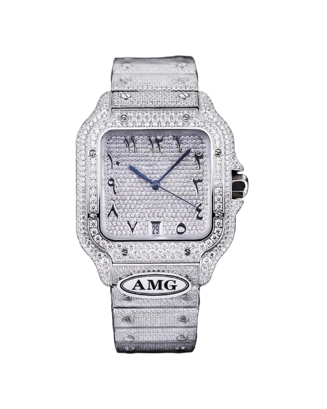 C-S Full Diamond Watch